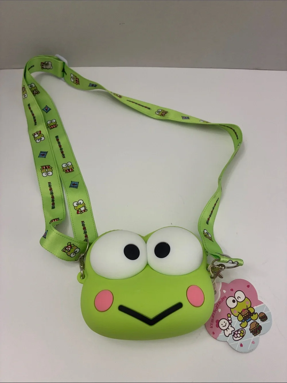 Keroppi Green Kids Crossbody Bag